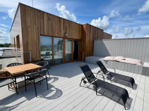 Penthouse Apartment mit Meerblick und Dachterrasse in Gaski bei Mielno in Gąski